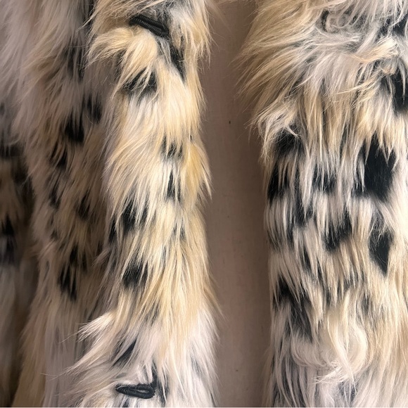 Rachel Zoe Leopard 🐆 Faux Fur Jacket Size 4 - Picture 3 of 5